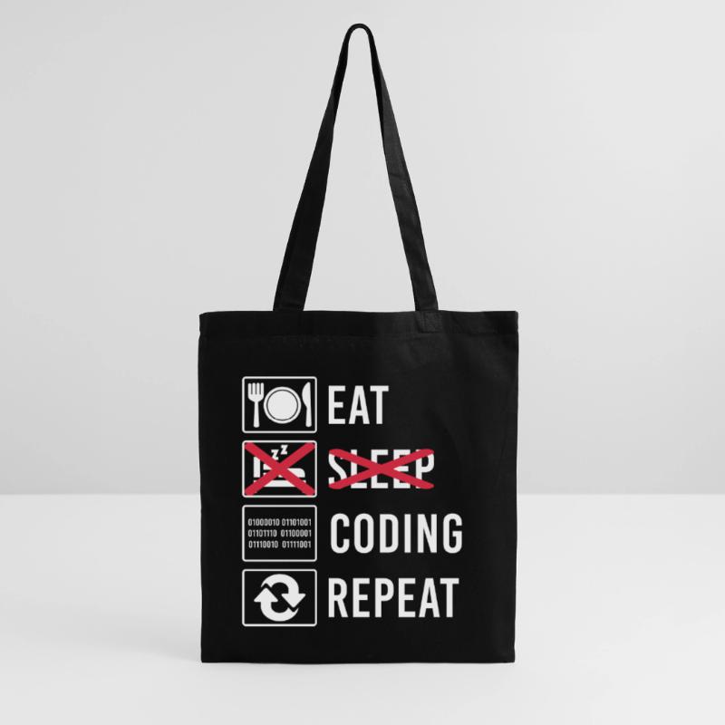 Coding Code Programmieren Geschenk Lustig Spruch Stoffbeutel