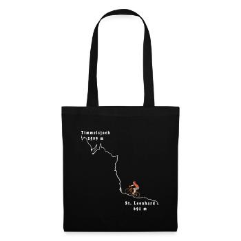 Timmelsjoch Alpine Pass Bike Ride Bike Ride Cycling - Tote Bag - black - Front