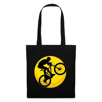 Mountain bike | Mountain biking - Tote Bag - black - Front