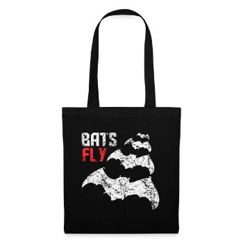 Bats Fly - Bat - Bat - Design - Tote Bag - black - Front