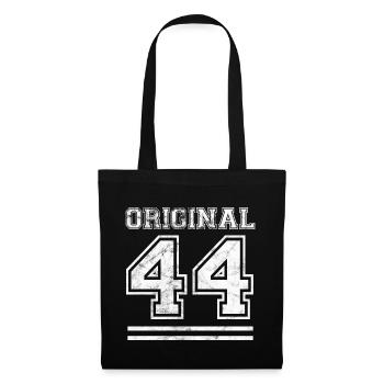 Original 44 Joyeux 44ème anniversaire Idée cadeau - Sac en tissu - noir - Devant