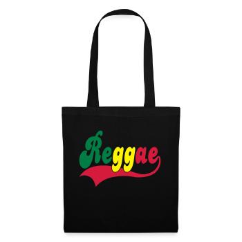 Reggae - Sac en tissu - noir - Devant