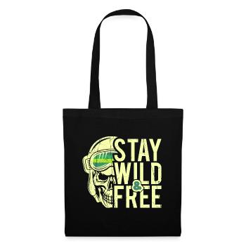 Stay Wild and Free - Design - Tote Bag - black - Front