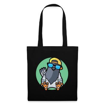 Colombe fraîche - Sac en tissu - noir - Devant