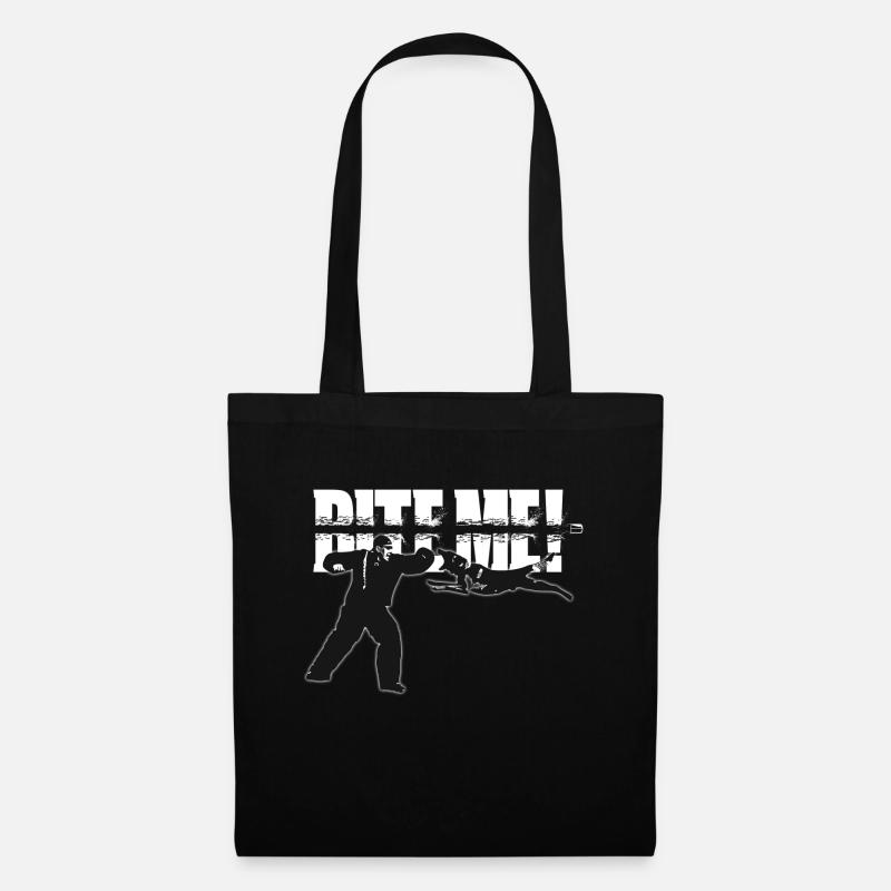 BITE ME - Stoffbeutel - Schwarz