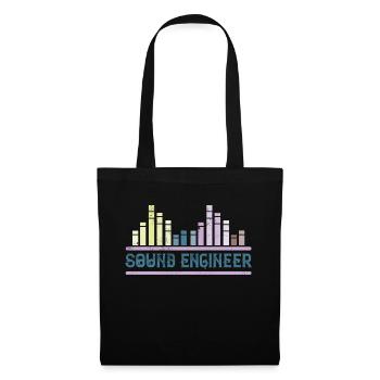 ingénieur du son - ingénieur du son - Sac en tissu - noir - Devant