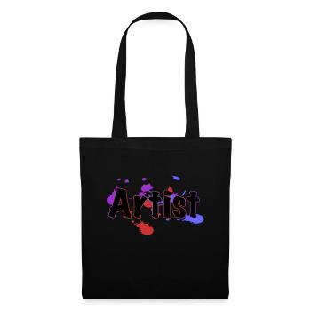artiste - Sac en tissu - noir - Devant