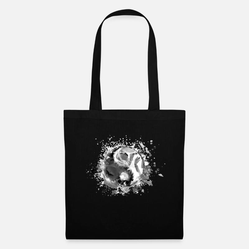 Ying Yang - Sac en tissu - noir