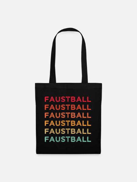 Faustball Fistball Faustballer - Stoffbeutel - Schwarz