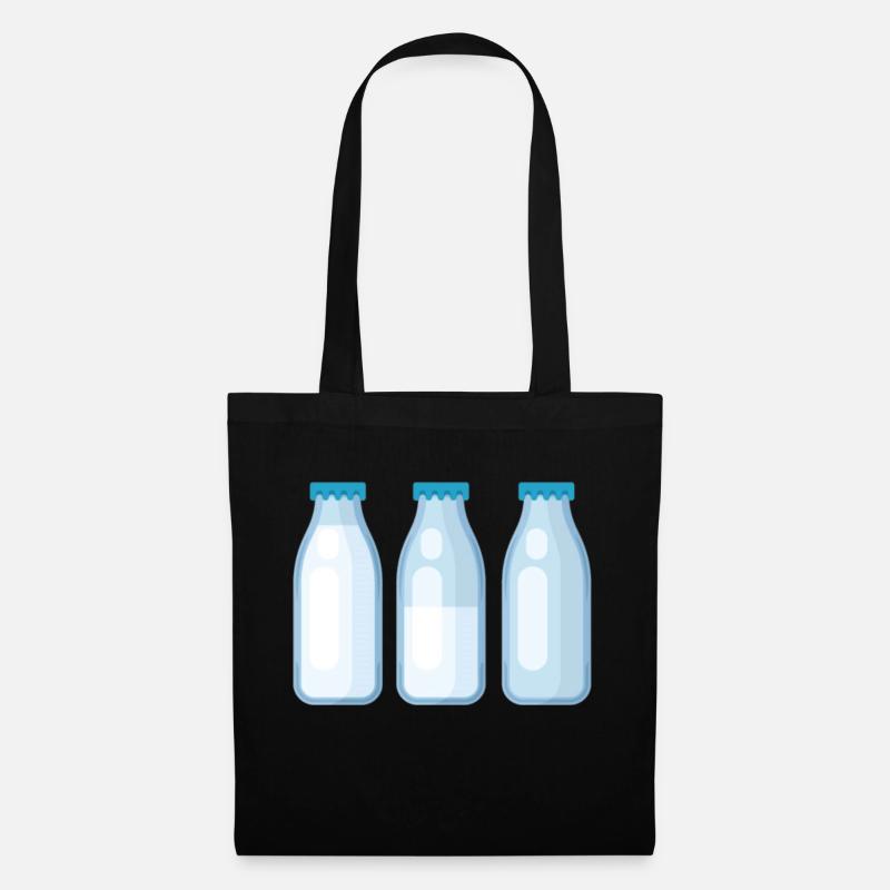 Milch - Stoffbeutel - Schwarz