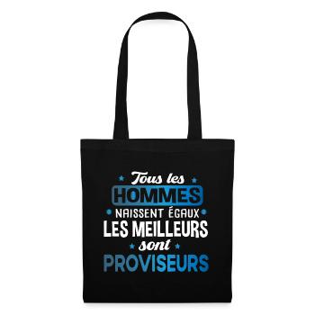Proviseur Homme Cadeau Métier Ecole Collège Humour - Sac en tissu - noir - Devant