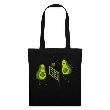 avocado volleyball - Tote Bag - black - Front