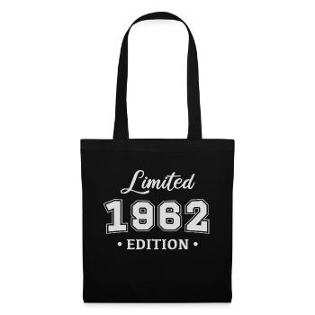 Vintage vintage 1962 birthday gift - Tote Bag - black - Front