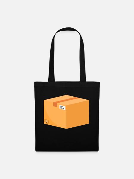 Paket Bestellung - Stoffbeutel - Schwarz