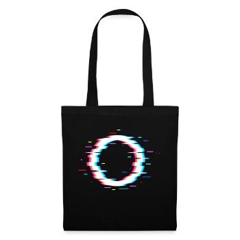 Glitch circle! - Tote Bag - black - Front