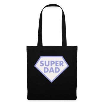 SUPER DAD 2 - Stoffbeutel - Schwarz - Vorne