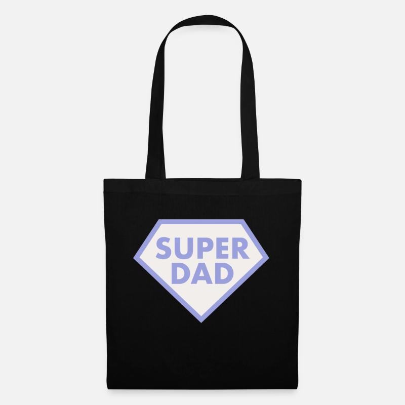 SUPER DAD 2 - Sac en tissu - noir