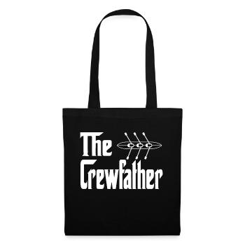 The Crewfather Rowing Funny T-Shirt Present Gift - Tote Bag - black - Front