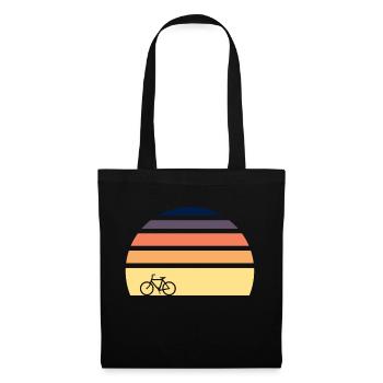 Bicycle Sunset - Tote Bag - black - Front