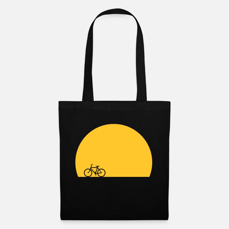 Bicycle Sunrise - Tote Bag - black