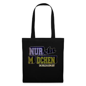 geek cool lieben geschenkidee lieblingshund boxer - Stoffbeutel - Schwarz - Vorne