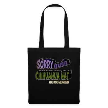Greyhound Great Dane cadeau cadeau cadeau d’anniversaire - Sac en tissu - noir - Devant