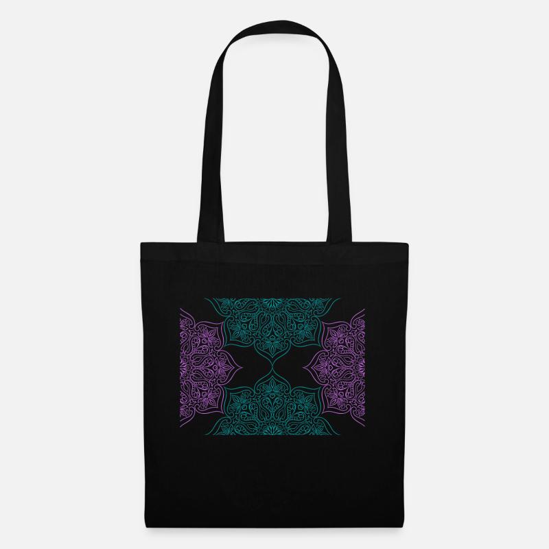 ornament - Tote Bag - black