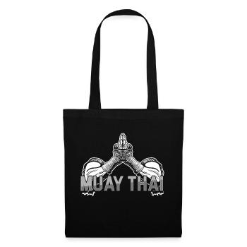 Fighter Muay Thai MMA Martial Art Thailand Boxing - Tote Bag - black - Front