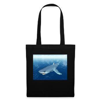 Great White Shark - Tote Bag - black - Front