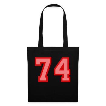 Cool Retro Retrostyle Jersey Number Back Number - Tote Bag - black - Front