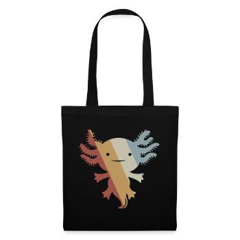 Axolotl Retro Style Vintage - Tote Bag - black - Front
