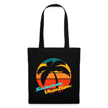 VACANCES - Sac en tissu - noir - Devant