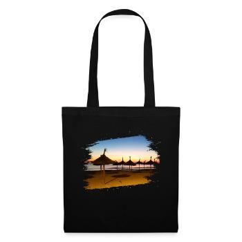 Mallorca - Summer beach in the evening sun - Tote Bag - black - Front