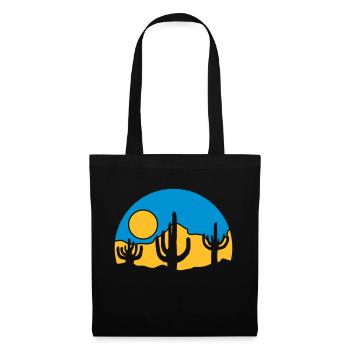 Cacti Nature Sun Desert - Tote Bag - black - Front