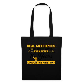 Rose Wedding 10 Years Marriage Gift - Tote Bag - black - Front
