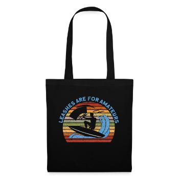 Les leashs de kitesurfeur sont un cadeau pour les amateurs - Sac en tissu - noir - Devant
