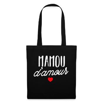 mamou d amour - Sac en tissu - noir - Devant
