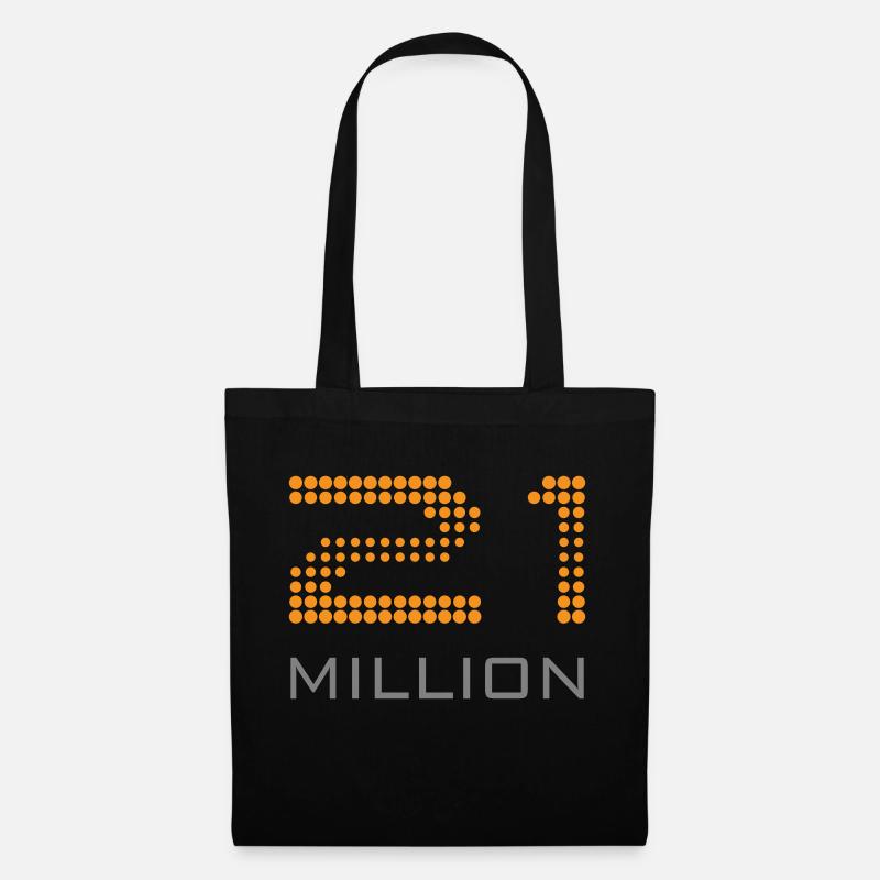 21 MILLION - Variant A dark - Tote Bag - black