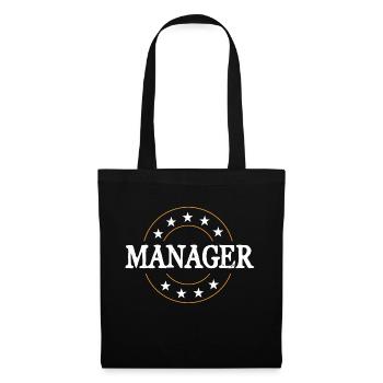Manager Beruf - Stoffbeutel - Schwarz - Vorne