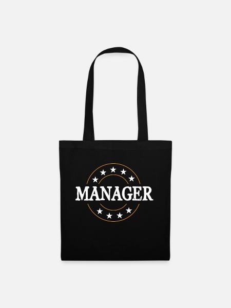Manager Beruf - Stoffbeutel - Schwarz