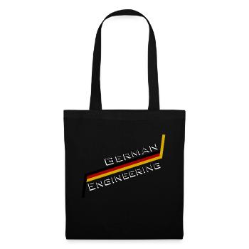 German Engineering - Stoffbeutel - Schwarz - Vorne