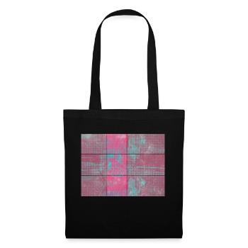 Art print big dog / pink - Tote Bag - black - Front