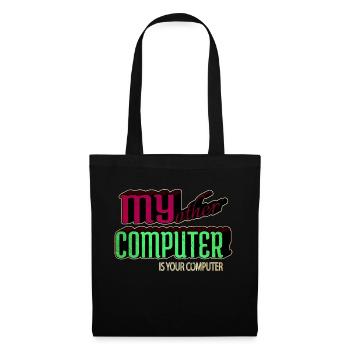 Present Hacking Coding Hacking Computer - Tote Bag - black - Front