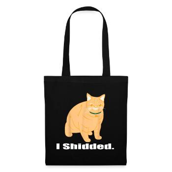 Ich habe lustigen Katzenliebhaber - Stoffbeutel - Schwarz - Vorne