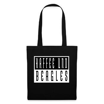 I love coffee coffee bean - Tote Bag - black - Front
