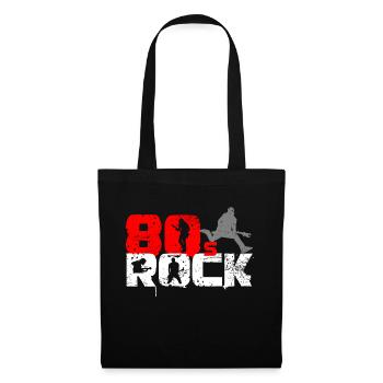 Vintage 80s Rock Music Fan - Tote Bag - black - Front