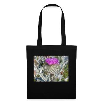 Scotch cotton thistle also woolly thistle - Tote Bag - black - Front