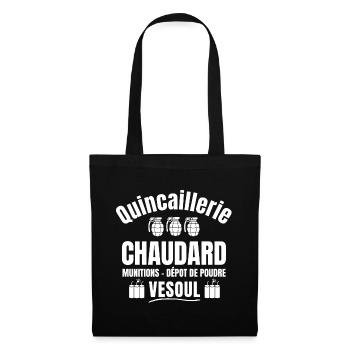 septième compagnie, film culte, chaudard - Sac en tissu - noir - Devant