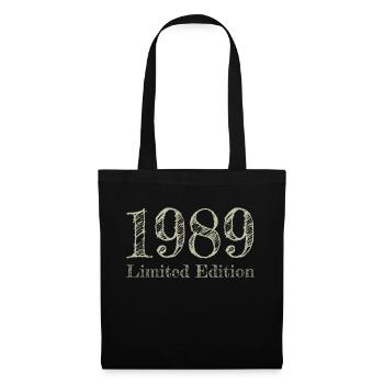 1989 - Sac en tissu - noir - Devant