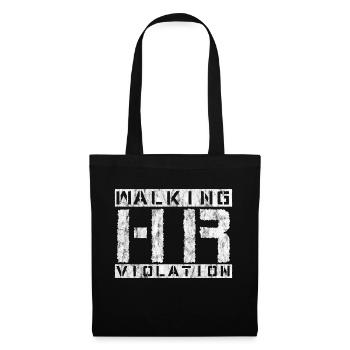 Walking Hr Violation 3 - Tote Bag - black - Front